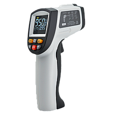 Bezdotykowy termometr na podczerwień (pirometr) z kolorowym wyświetlaczem, -50-950°C, 12:1, EMS=0,1-1 BENETECH GT950