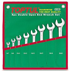 Zestaw kluczy płaskich 6-22 mm TOPTUL 8 szt. GAAA0812