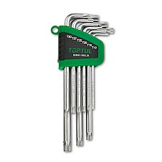 Zestaw w kształcie litery G klucze TORX T10-T50 9 sztuk. długi TOPTUL GSN-09LS