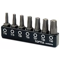 Zestaw bitów TORX TOPTUL 1/4