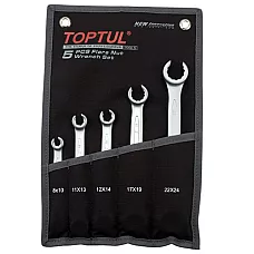 Zestaw kluczy dzielonych TOPTUL 5 szt. 8-24 mm (etui) GPAQ0502