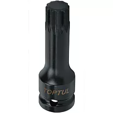 Nasadka udarowa TOPTUL SPLINE М16 L77mm 1/2